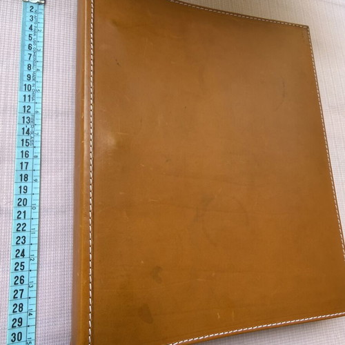 Arte & Cuoio Italian leather A4 organizer binder