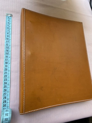 Arte & Cuoio Italian leather A4 organizer binder
