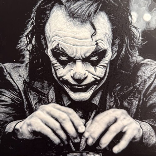 3D Joker frame handmade new