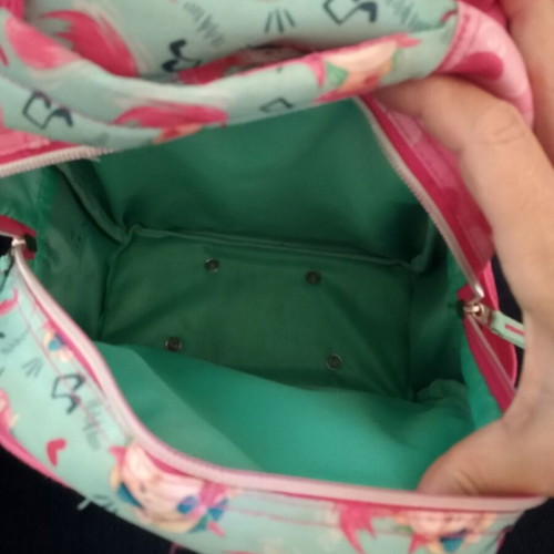 Children's daycare bag used with wheels and playful designs
