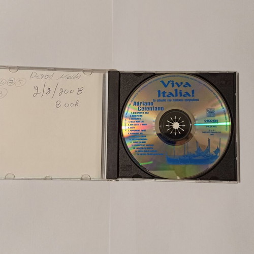 Adriano Celentano Viva Italia CD used, Italian song idols