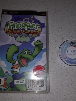 Frogger Helmet Chaos παιχνίδι PSP μεταχειρισμένο, πλήρως λειτουργικό