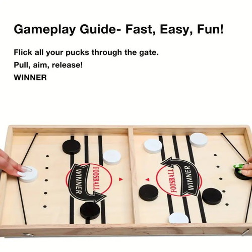 Board game with pucks, new