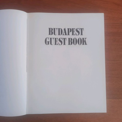 Budapest coffee table book like new, English