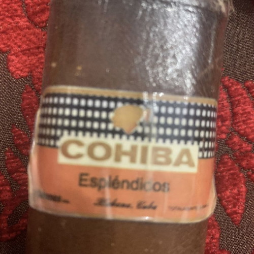 COHIBA cigar case from 1970 used, collectible