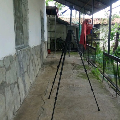 Sentio TR HYBRID 850 tripod and monopod used with case