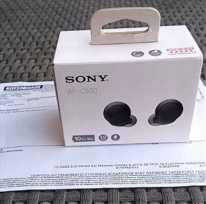 Sony WF-C500 In-ear Bluetooth Handsfree (Μαύρο)Σφραγισμένα