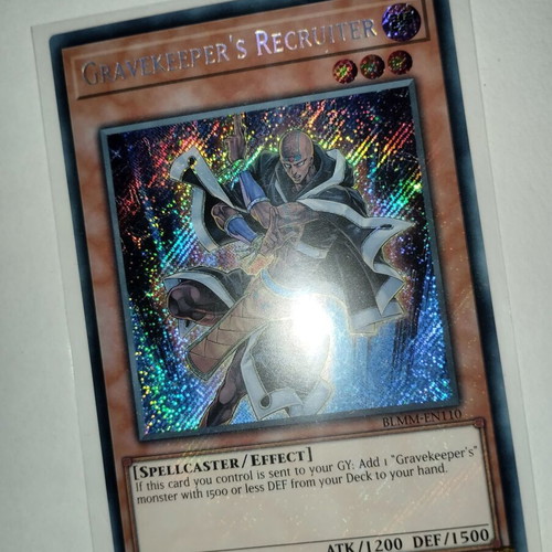 Gravekeeper's Recruiter Yu-Gi-Oh! card, Secret Rare