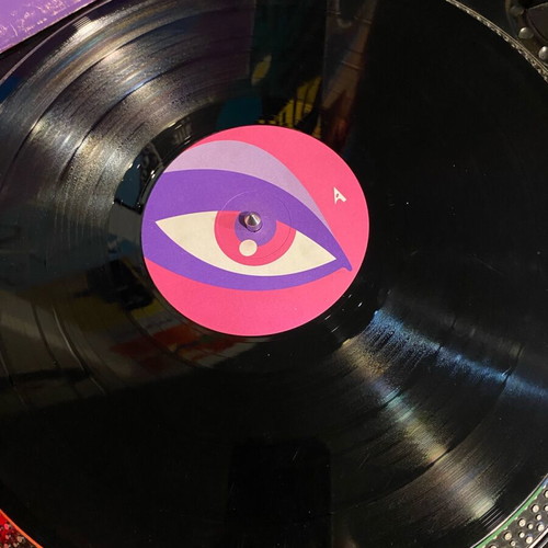 Goa trance vinyl records used, rare, worn cover