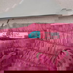  Σατέν αθλητικο σορτσάκι bershka small σε ροζ χρωμα