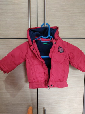 Benetton baby jacket like new for 6-9 months
