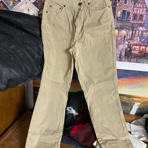 Summer pants like new, size S, beige