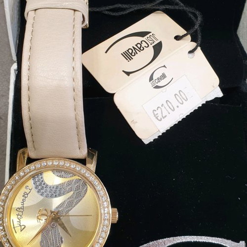 Just Cavalli women's watch new with leather strap