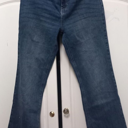Sinsay jeans No 42 like new, mid-rise, blue, size XL