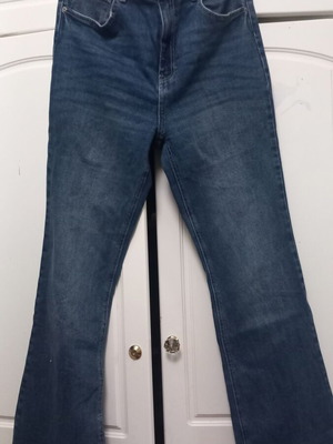 Sinsay jeans No 42 like new, mid-rise, blue, size XL