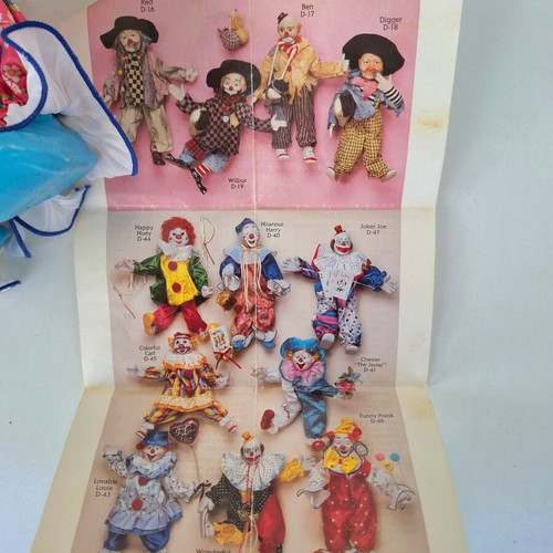 The Heritage Mint collectible clowns like new, set of 2, 40 cm
