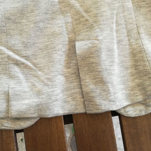 Casual cotton jacket Berska used, grey melange, size medium
