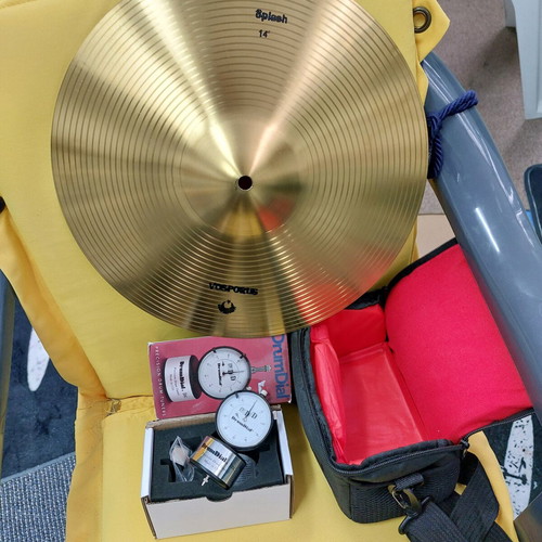 DrumDial Precision Drum Tuner new with bonus 14" Turkey Splash cymbal