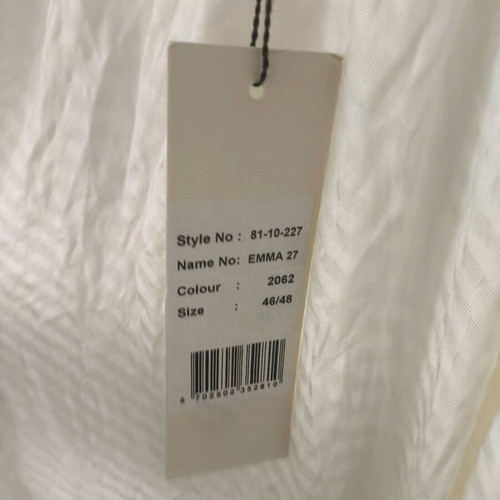 White women's blouse new, transparent, sizes M and L
