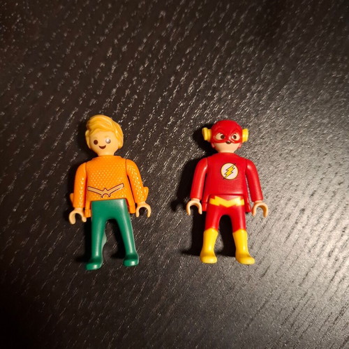 Aquaman & Flash DC Heroes Playmobil new in box