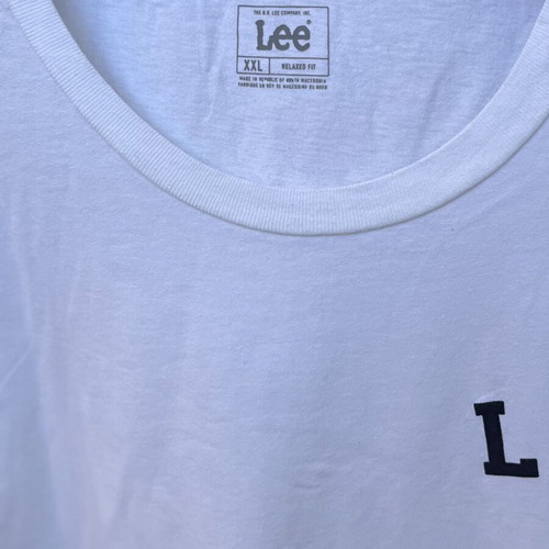 Lee men's white T-shirt XXL regular fit