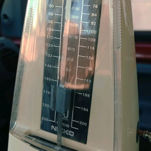 Vintage Nikko Mechanical Metronome made in Japan, like new