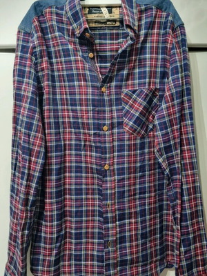 Men's shirt new, unworn, size M, colorful, 100% cotton