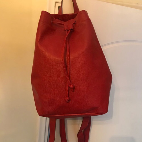 Red backpack new