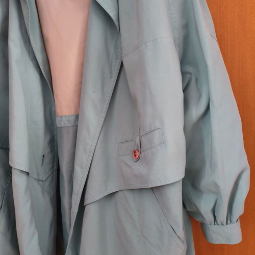 Spring jacket turquoise L like new, vintage sportswear