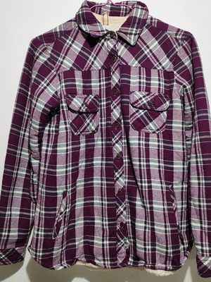 Piazza Italia Shacket women's S purple cotton like new
