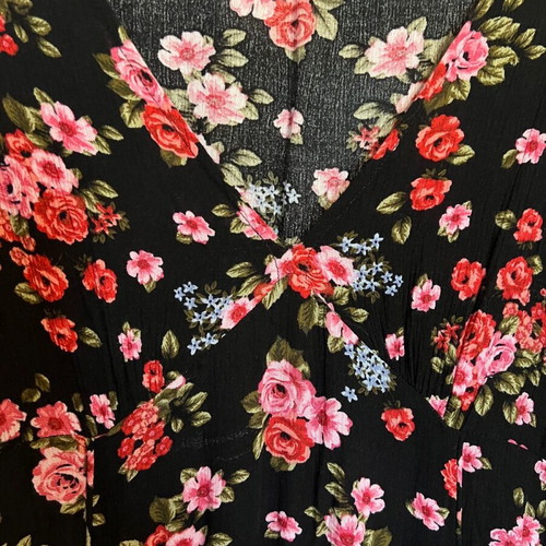 Floral dress long Stradivarius like new, size S