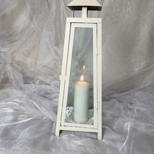 Large Metal Floor Lantern 60cm used, modern