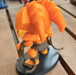 Yu-Gi-Oh Exodia the Forbidden One figure 12cm, 3D printed