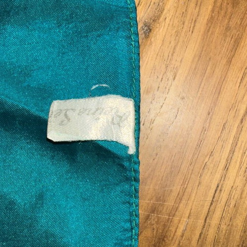 Pure silk scarf like new, blue and green