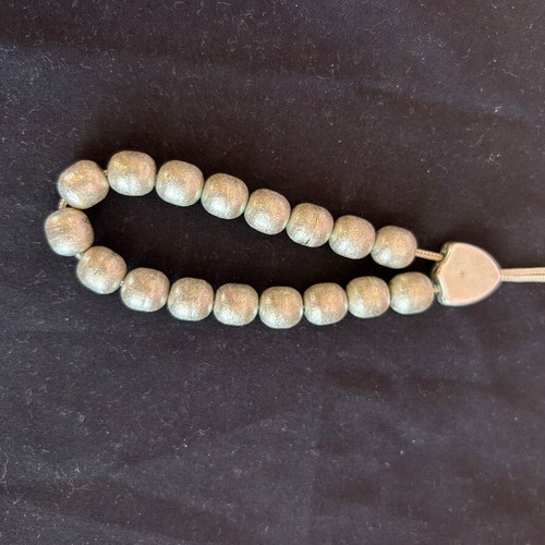 Silver worry beads 950 like new