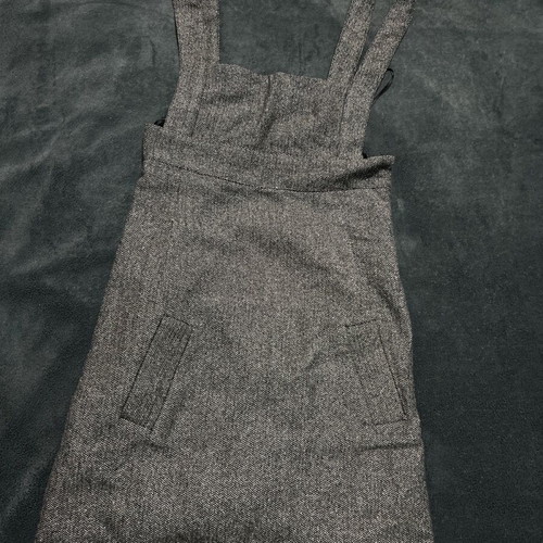 Ysatis salopette S gray black with silver thread shine like new