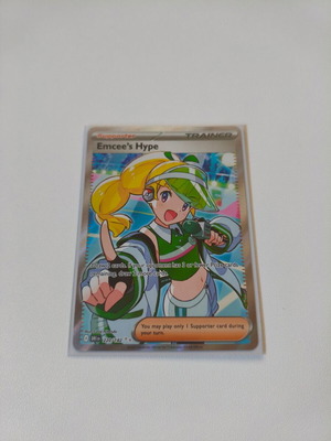 Pokemon Emcee's Hype Destined Rivals card new