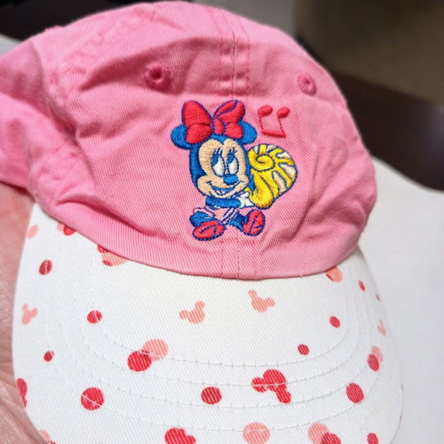 Baby summer set for girls 1-6 months used, Minnie Mouse cap and sandals