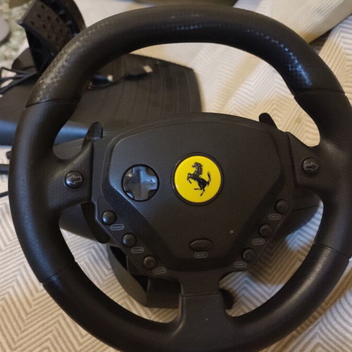 Thrustmaster Ferrari GT racing wheel for PlayStation 2 and PC