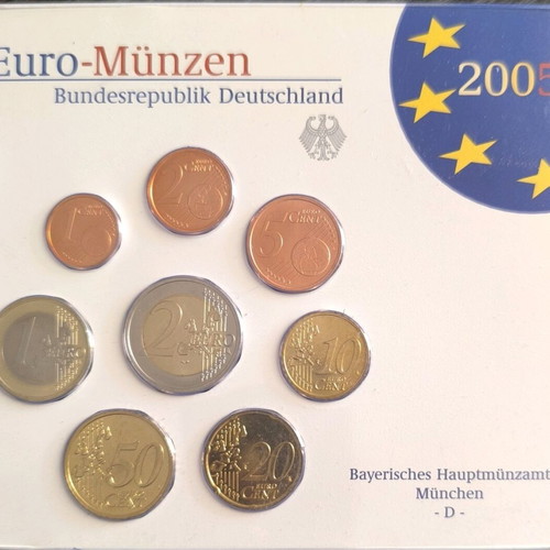Official Germany 2005 coin set sealed new, flawless