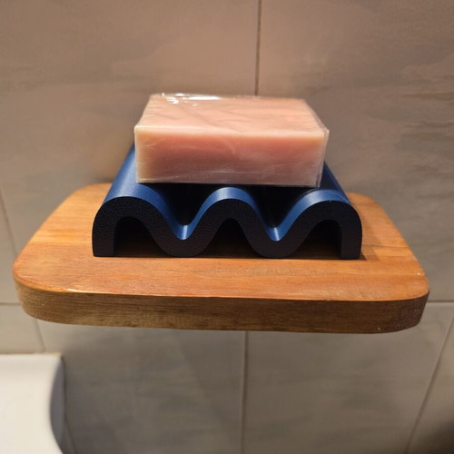 3D printed soap holder blue, like new