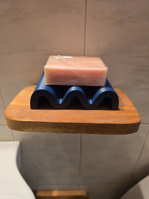 3D printed soap holder blue, like new