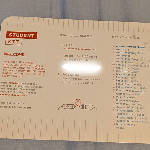 Arduino Student Kit complete with Dr. STEM book