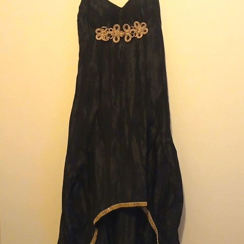 Vitsio evening dress made of taffeta like new, black, size L