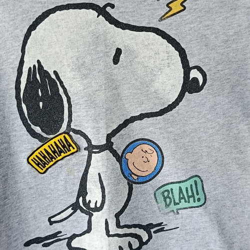 United Colors of Benetton Peanuts T-shirt like new, boys 10-11 years, gray
