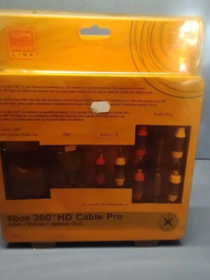 Speed Link Xbox 360 HD Cable Pro new with VGA stereo and optical outputs