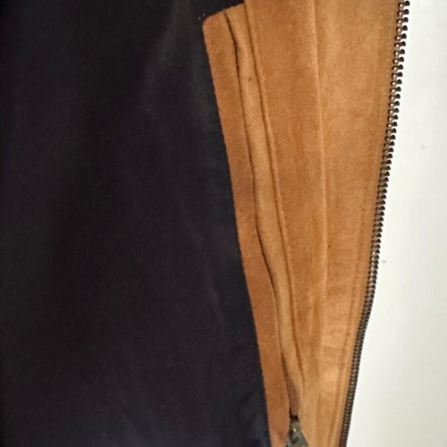 Mango Men’s Bomber Jacket Real Suede New XL