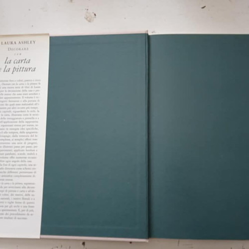 Laura Ashley Decorare con la carta e la pittura book like new, Italian