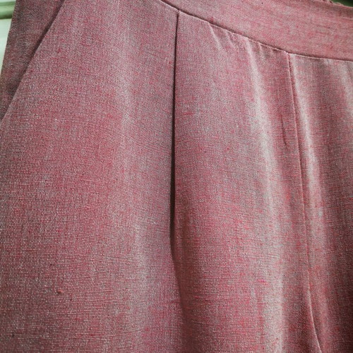 PINK HIGH-WAISTED PANTS