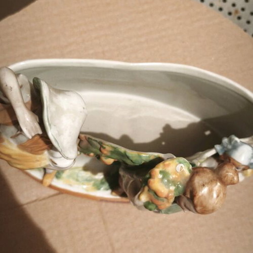 Vintage glass container used
